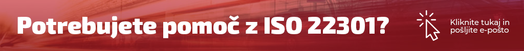 Potrebujete pomoč z ISO 22301?